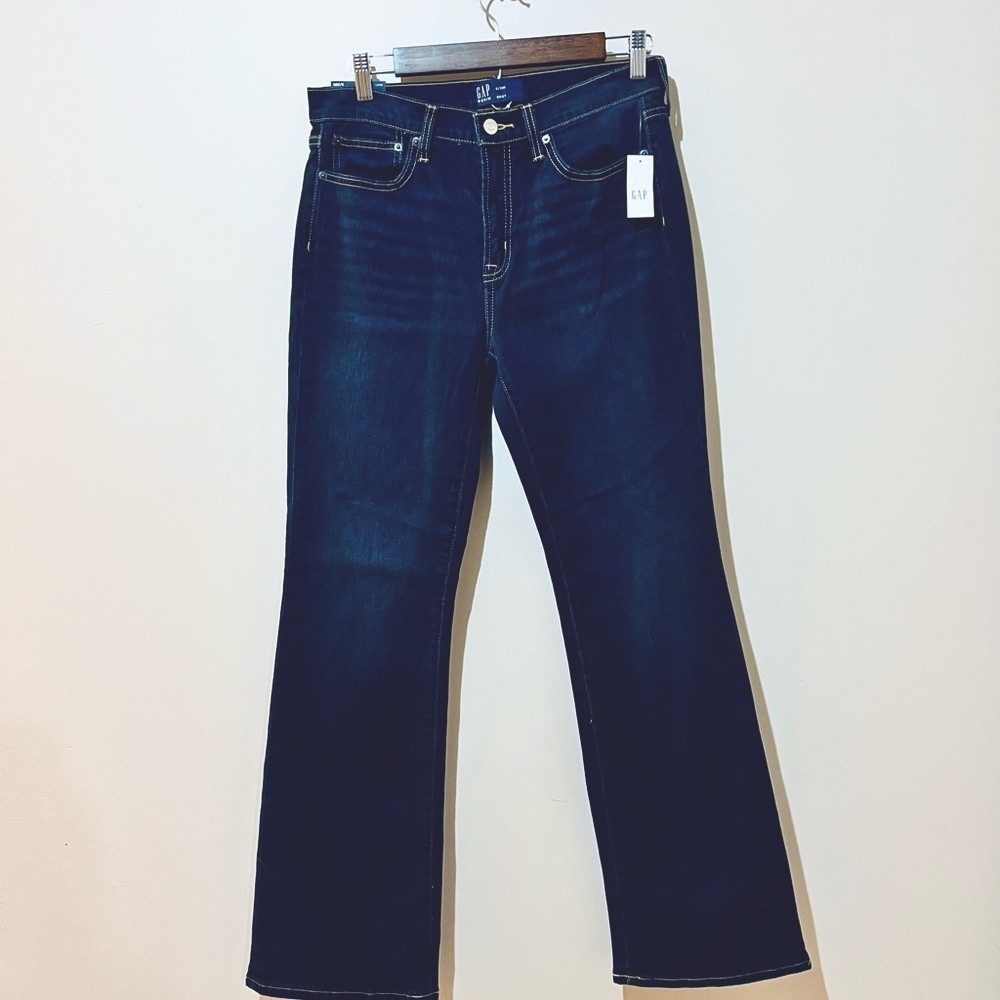 NWT GAP Dark Indigo Women's Flare Jeans